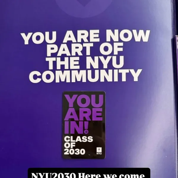 My heart is so full today. Beyond proud of Junior for his acceptance to NYU Class 2030. Truly a special day for our…